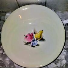 Vintage Retro Edwin Knowles Bowl  -Fruits 1940s 8 1/2 Diameter Over 80 Years Old picture