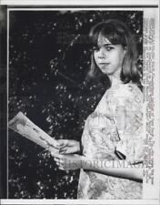 1967 Press Photo Barbara Beidler of Vero Beach, FL Poet. picture