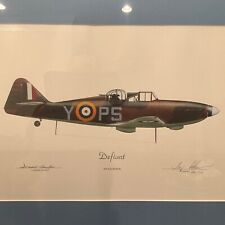Limited Edition AP 1/100 - WWII Battle of Britain - DEFIANT - Pilot Autographed picture