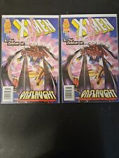 X-men #53 1st App Onslaught Magneto/Professor X Newsstand Variant 2 Copies  picture