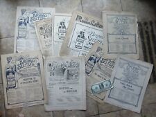 RARE Lot, 10 Antique Pharmacy Bromo Seltzer Advertising Sheet Music, Drug Store picture