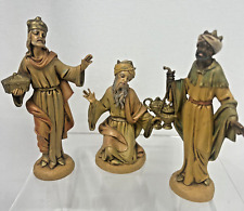 1983 Fontanini Nativity 5 inch The Three Wise Men 3 King Italy standing kneeling picture