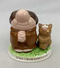 Vtg SHERMAN ON THE MOUNT 1982 Figurine American Greetings Smile God Loves You picture