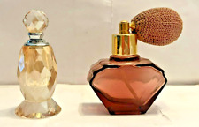Lot Of Two Vintage Vanity Decorative Perfume 1 Excellent &1 Excellent- Bottles picture