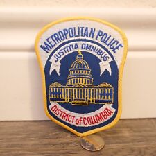 Defunct District of Columbia Police  Embroidered  Patch Iron On 3.75”  picture