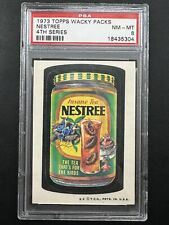 1973 Topps Wacky Packages, Series 4 NESTREE, PSA 8 NM-MT picture