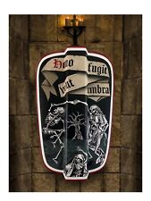 Medieval Authentic 15th Century Dance Macabre (Dance of the Dead) Pavise shield picture