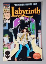 Labyrinth #1 Marvel Comic 1986 High Mid David Bowie LABYRINTH Movie picture