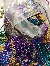 Mardi Gras Beads Bulk Lot Necklaces Party Favors Multi-Color   Lot Of 50 picture