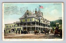 NY-New York, Riverside Inn, Lake, Adirondack Mountains, Vintage c1912 Postcard picture