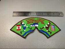 Vintage 1988 Boys Scout International Week-End Stoney Creek Patch VG+ (A3) picture