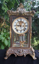 Antique C1905 Ansonia ZENITH Crystal Regulator Mantle Clock - WORKS - SEE VIDEO picture