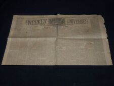 1852 FEBRUARY 7 WEEKLY UNIVERSE NEWSPAPER - NEW YORK - VOL 7 NO. 10 - NP 3879I picture