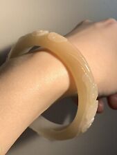 60.2mm Natural Mongolian Jade Bracelet/ She TeiCui/ Sugar Brown picture