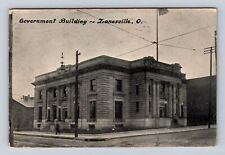 Zanesville OH-Ohio, Government Building, Gent, Antique Vintage c1907 Postcard picture