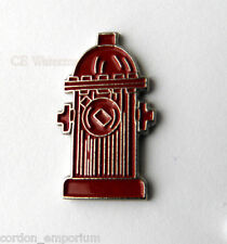 FIREFIGHTER DEPT FIRE HYDRANT LAPEL PIN BADGE 3/4 INCH picture