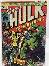 INCREDIBLE HULK #181 - 1ST FULL APPEARANCE OF THE WOLVERINE, Marvel Comics 1974 picture