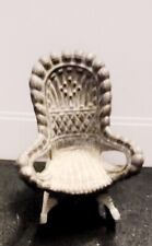 Rocking Chair Old Fashioned Antique Metal Pencil Sharpener EUC Vintage picture