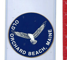 Vintage Vinyl sticker Old Orchard Beach Maine  picture
