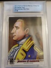 SUPER RARE 2014 Famous Fabrics Making Of America #63 NATHAN HALE picture