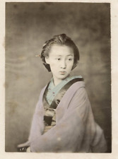 c.1880's PHOTO - JAPAN PORTRAIT OF YOUNG LADY picture