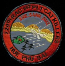 US Army 220th Recon Airplane CO 1st PLT CAT KILLER Hue Phu Bai Vietnam Patch C-5 picture