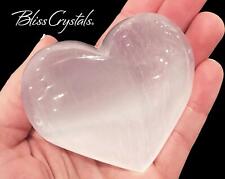 3' Jumbo SELENITE PUFFY HEART Crystal Healing and Stone #SH11 picture