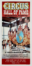 1960s Sarasota Florida Circus Hall Of Fame Vintage Travel Tourist Brochure Clown picture