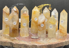Amazing Golden Healer Crystal Tower points L@@K  picture