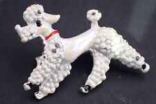 Vintage Tall White Standard Poodle #2 picture