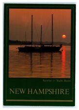 Postcard Sunrise - Yacht Basin, New Hampshire NH M3 picture