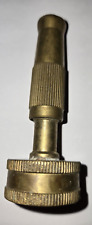 Vintage Antique  Solid Brass Garden Water Hose Nozzle picture