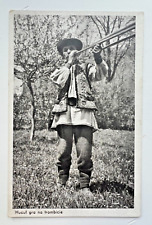 1900s Hutsul Trembita Ukrainian Western Ukraine postcards Ukrainian types picture