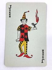 (1g) One Single Swap Playing Card Artistic Art Vintage JOKER Holding Lamp Fruit  picture