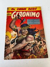 The Savage Raids of Chief Geronimo #4 VG 4.0 1952 picture