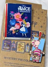 Disney Classics Book And Bookmark Blind Box Pin Set Alice In Wonderland -Opened picture