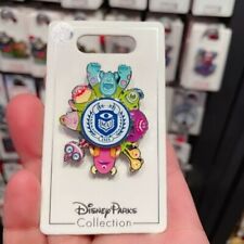 Disney Pin authentic Pixar Monsters sulley mike spinner Shanghai Disneyland picture