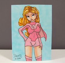 Invincible - ATOM EVE - Pinup Artist Sketch Card 1/1 - David Icon - PSC ATC ACEO picture