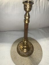 Vtg.  ITALIAN STYLE Intricate CARVED GILT WOOD/brass LAMP BASE Made In India picture