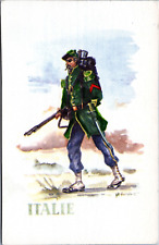 Voltigeur French Foreign Legion Soldier - Italie - Burda Postcard c1960 picture