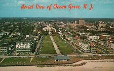 1972 Auditorium & Ocean Pathway at Ocean Grove New Jersey NJ Vintage Postcard picture