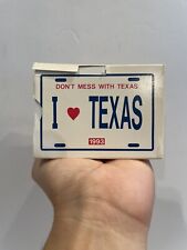 Vtg Don’t Mess With Texas/I Heart Texas Single Deck Set Of Poker Playing Cards picture