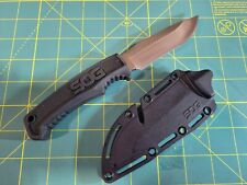 SOG Knives Field Fixed Blade Knife Full Tang Black TPR Stainless FK1001-CP picture