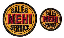 Nehi Sales Service Pair of Embroidered Soda Patches c1940's-50s VGC Scarce picture