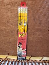 INDIANA JONES Pencils FABER CASTEL 1984 RARE NOS Set Of 4 picture