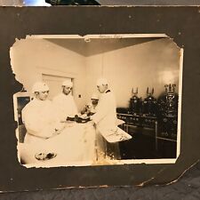 Vintage Hospital Surgery early 1900s black and white  picture