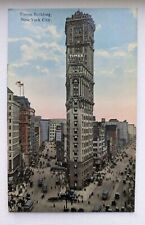 Vintage Postcard The Times Building, New York City, New York c1915, Trolleys picture