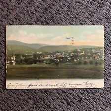 Postcard CT Bird's Eye View New Milford Looking West Connecticut UDB c1906 picture