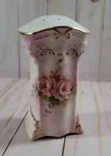Vtg Betty Planter Porcelain Treasures Hand Painted Powder Dispenser Pink Roses picture