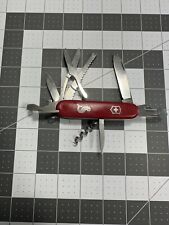 Victorinox Vintage Angler 91MM Swiss Army Pocket Knife Tweezer Won’t Go In 6402 picture
